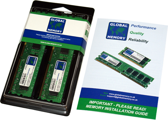 2GB (2 x 1GB) DDR3 1066/1333MHz 240-PIN DIMM MEMORY RAM KIT FOR HEWLETT-PACKARD DESKTOPS